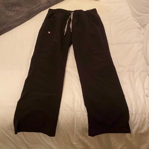 Figs Livingston Basic Scrub Pants Black Size M